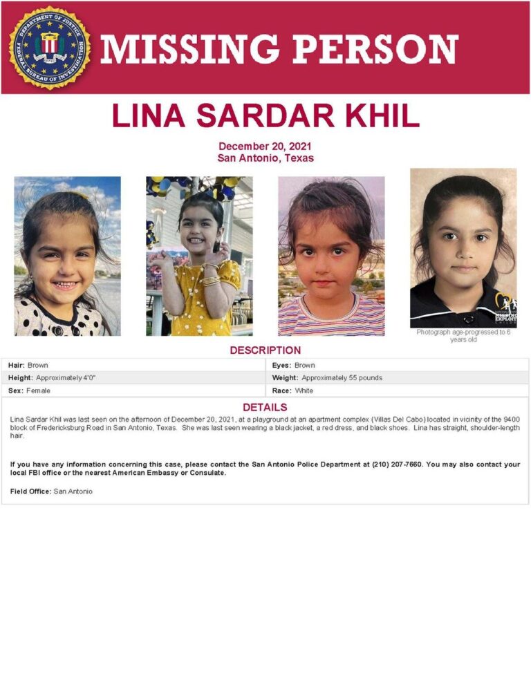 Lina Sardar Khil: $170K reward offered for missing 3-year-old Texas girl – New York Post