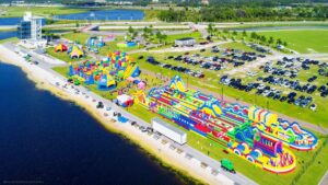 PHOTOS: World’s largest bounce house to float into San Antonio – MySA