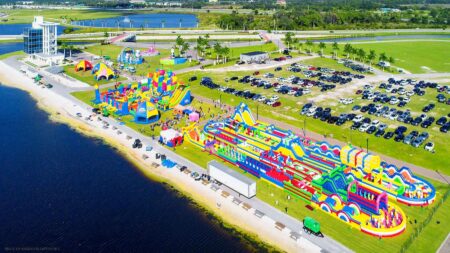 PHOTOS: World’s largest bounce house to float into San Antonio – MySA