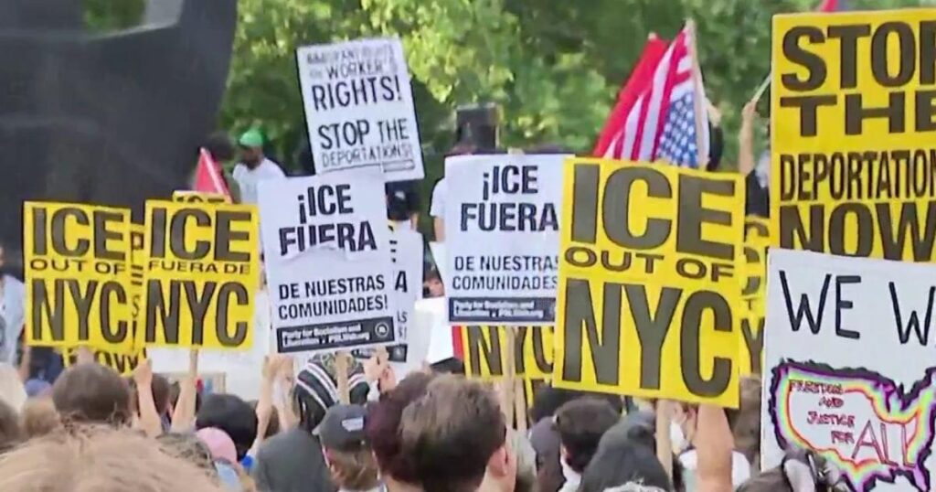 As immigration raids continue, ICE protests spread coast to coast – NBC News