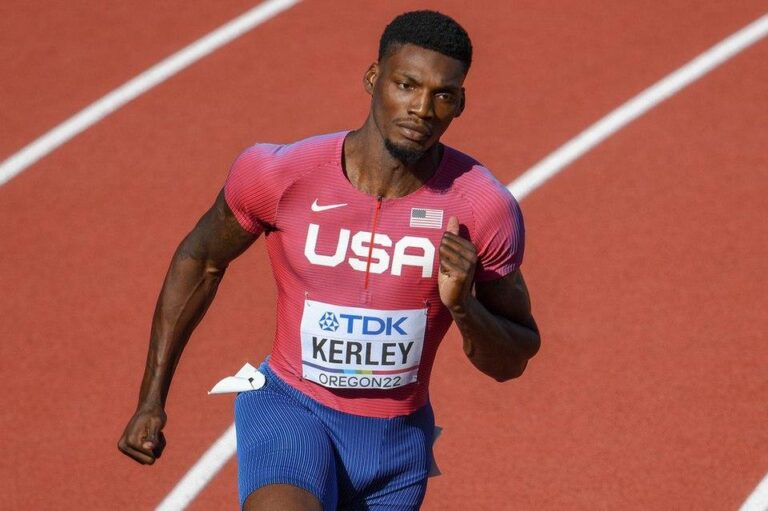 San Antonio Olympian Fred Kerley bonds out of jail after allegedly punching ex-girlfriend in face – KSAT