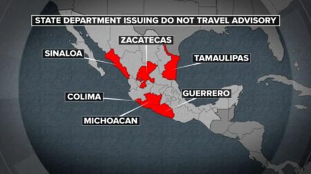 U.S. State Department travel warnings for Mexico show violent presence near Texas – MySA
