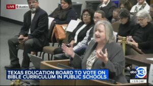 Texas Education Board Backs Curriculum With Lessons Drawn From Bible – The New York Times