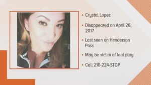 Search for San Antonio mom missing for 5 years, Help Us Find: Crystal Lopez – KABB
