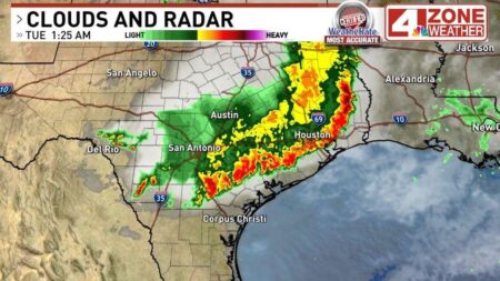 SEND US PHOTOS: Severe storms bring hail Sunday night to San Antonio, surrounding areas – WOAI