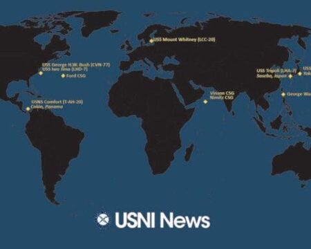 USNI News Fleet and Marine Tracker: August 11, 2025 – USNI News