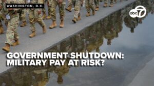 ‘Here we are again’: Shutdown stops military pay, stresses families – San Antonio Express-News
