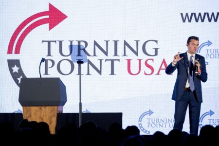 Texas State Turning Point event draws protests after student ousted – San Antonio Express-News