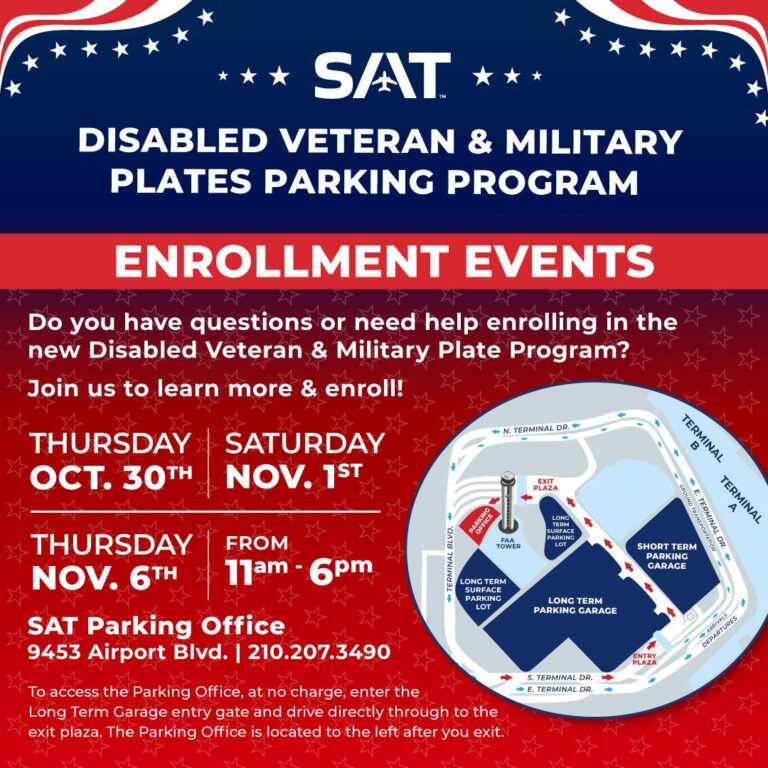 Disabled veteran parking perk at San Antonio airport has to be adjusted – San Antonio Express-News